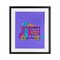 Stupell Industries Vibrant Purple Ice Cream Truck Framed Print Under Glass, design by Susan Lugar